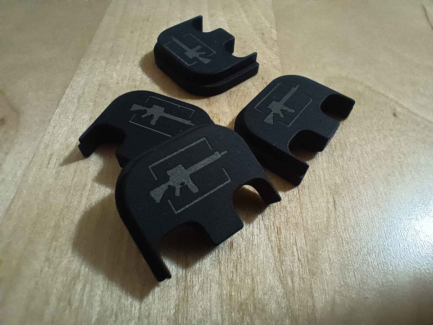 custom 2a print depot backplate for glock